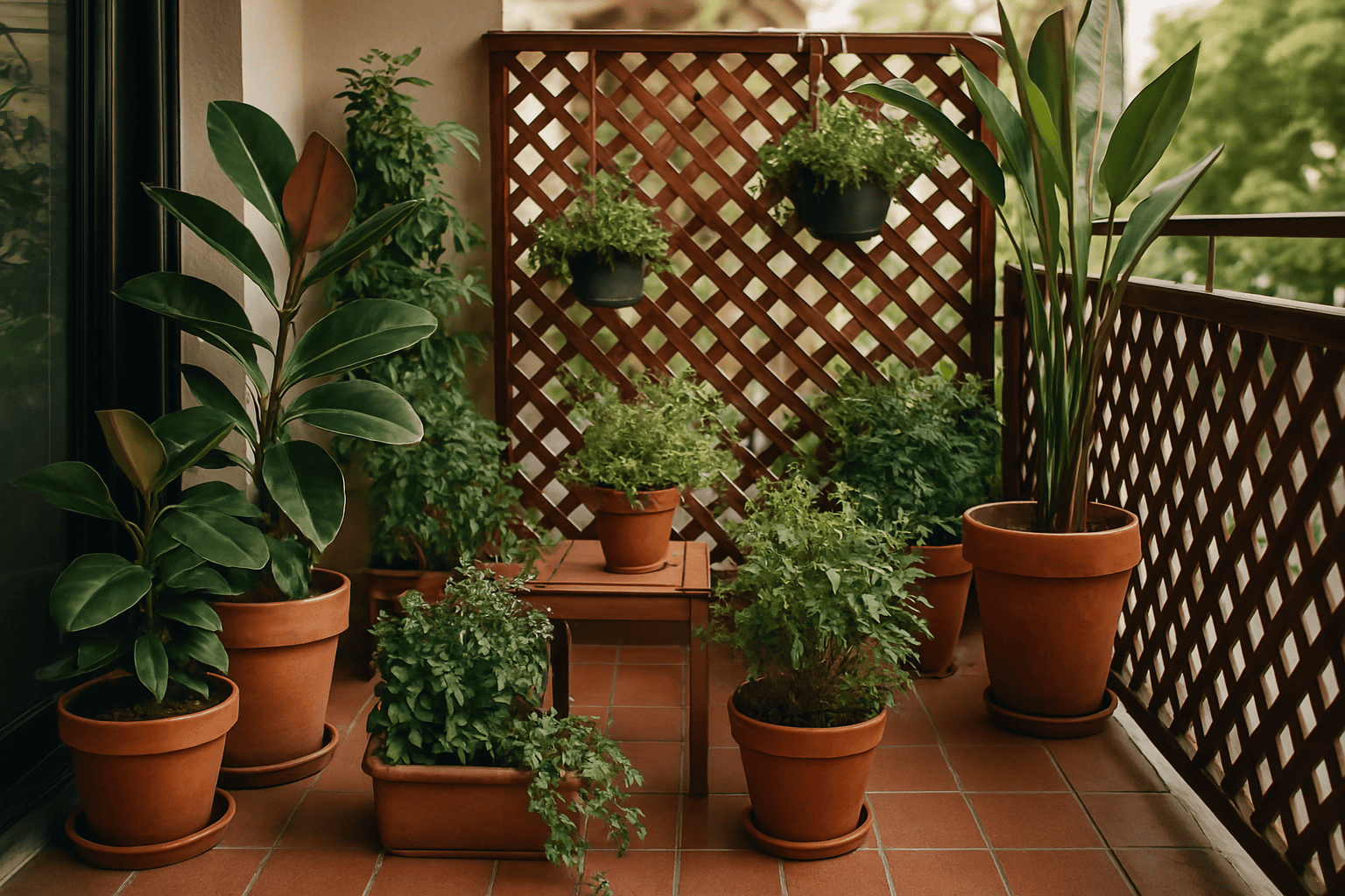Bitkilerle Balkon & Teras Düzenleme Fikirleri