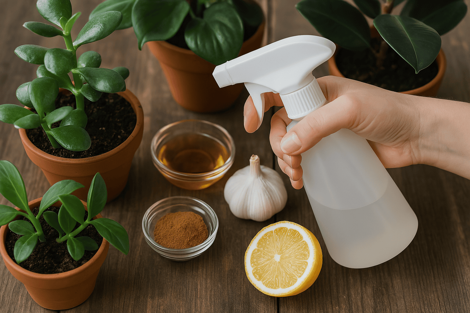 Ev Bitkilerinde Zararlılara Karşı 5 Organik Sprey Tarifi