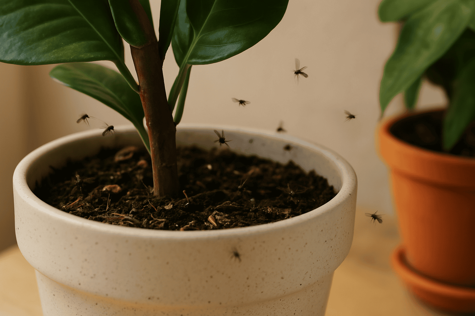 Saksı Çiçeğinde Sineklenme Nasıl Önlenir?