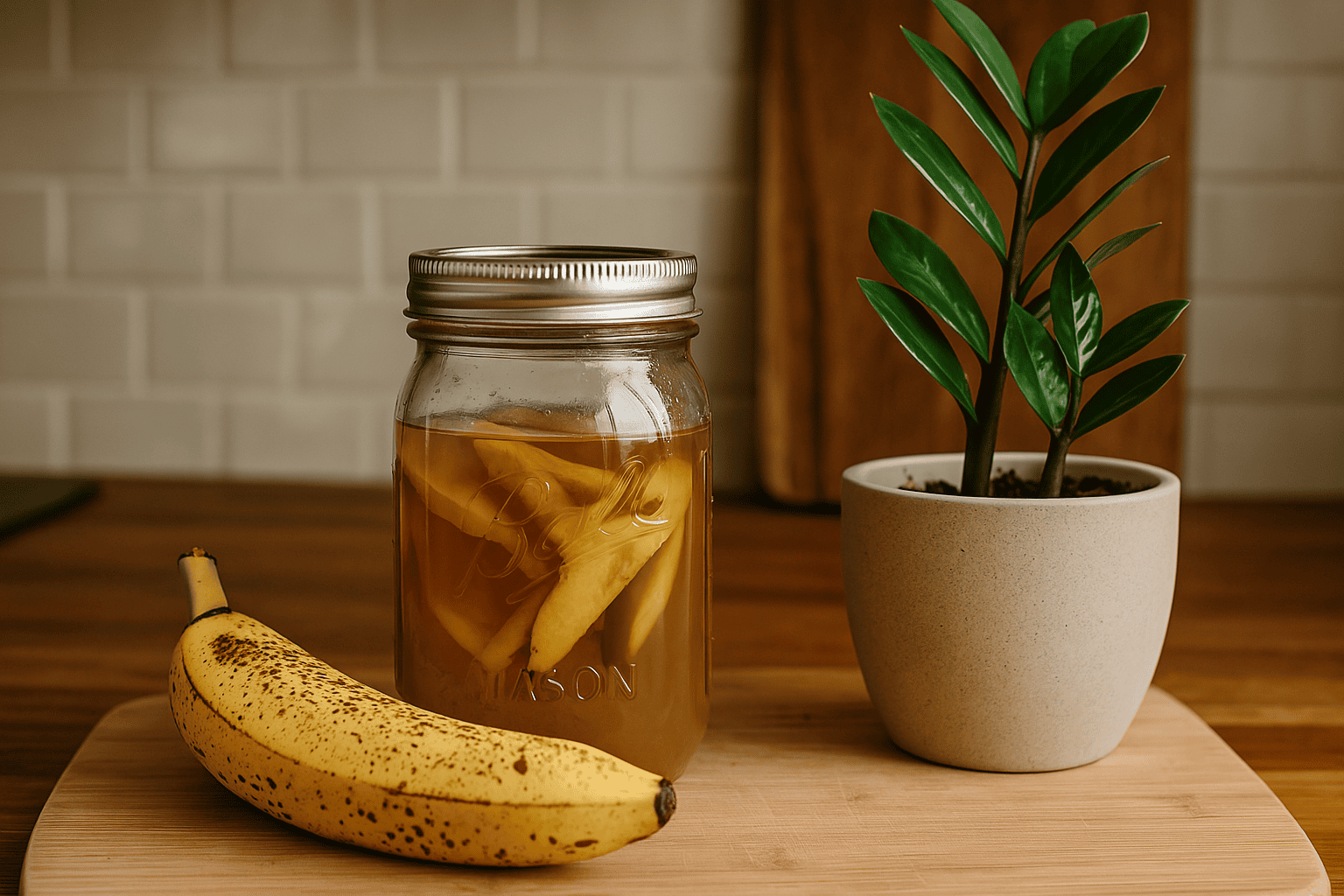 Muz Kabuğundan Sıvı Gübre