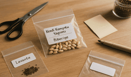 Saklama Poşetinden Tohum Zarfı Yapımı