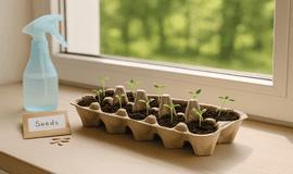 Yumurta Kartonundan Filizlendirme Tepsisi